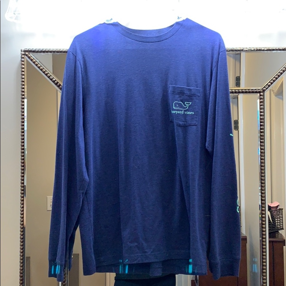 Navy Blue Vineyard Vine Long Sleeve